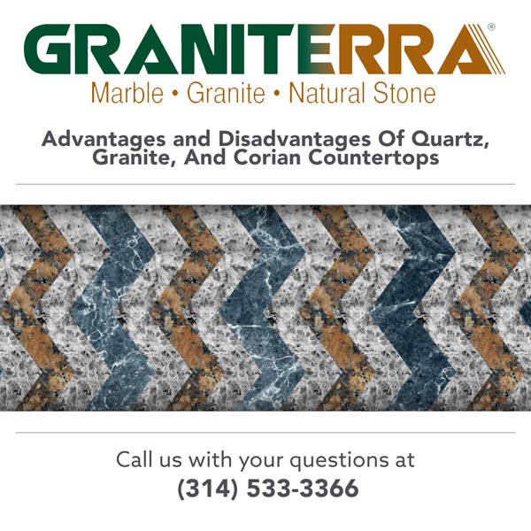 Advantages and Disadvantages Of Quartz, Granite, And Corian Countertops