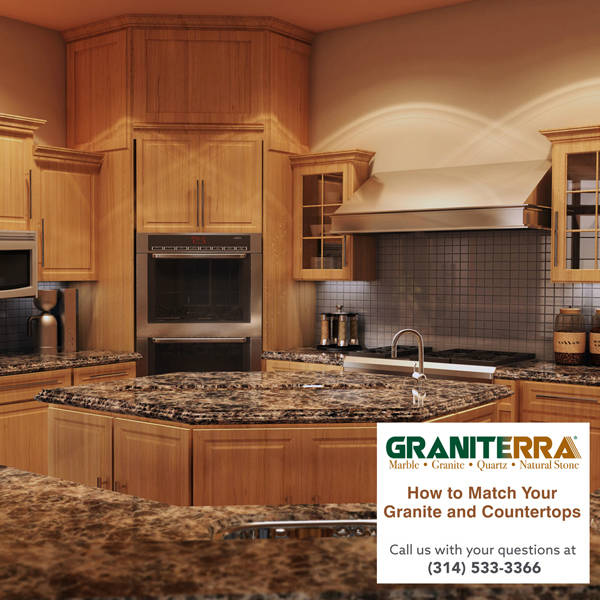 Granite Countertops And Cabinets, How Hard Is It To Match Granite Countertops