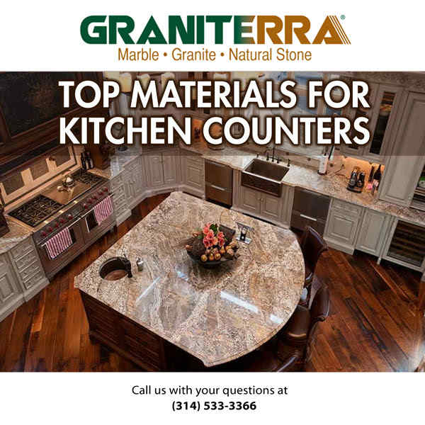 Top Materials For Kitchen Counters, Types Of Kitchen Table Tops